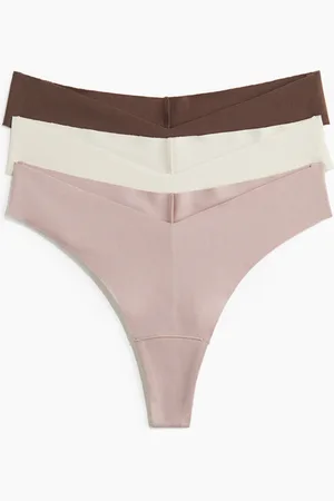H&M 3-pack invisible cotton Brazilian briefs