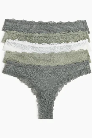 H&M 5-pack lace Brazilian briefs