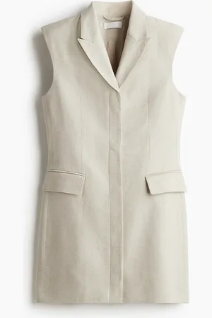 H&M Linen-blend blazer dress