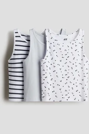 H&M 3-pack cotton vest tops