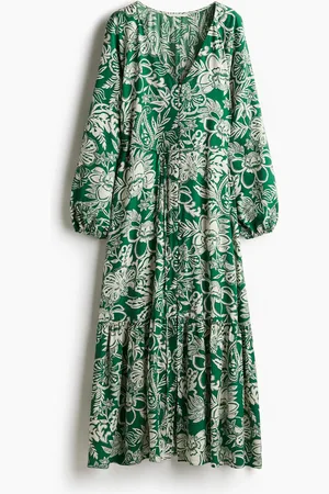 H&M Tie-belt crêpe dress