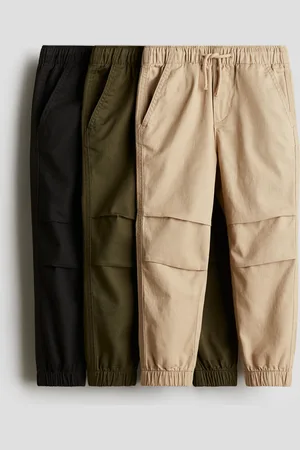 H&M 3-pack cotton joggers