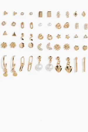 H&M 25 pairs earrings and studs