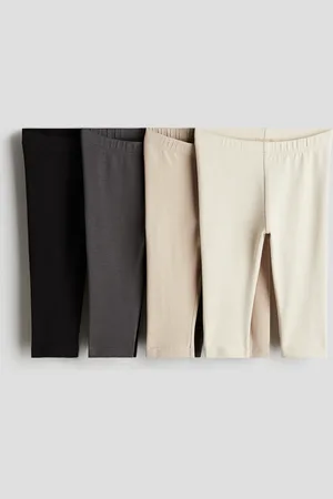 H&M 4-pack cotton jersey leggings