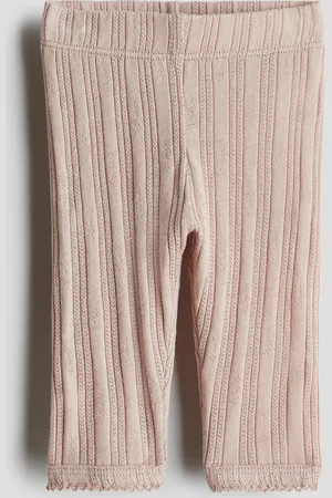 H&M Pointelle cotton jersey leggings
