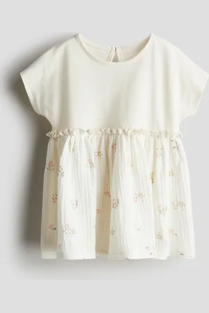 H&M Short-sleeved cotton dress