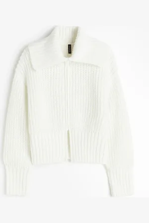 H&M Collared zip-through cardigan