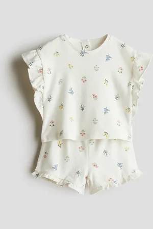 H&M 2-piece printed terry set