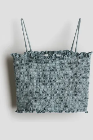 H&M Smocked crop top