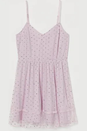 H&M Flared mesh dress