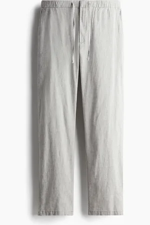 H&M Regular Fit Linen-blend trousers