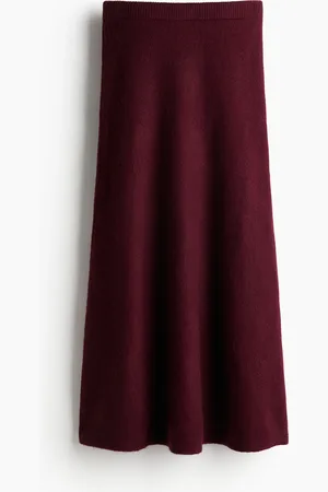 H&M Flared knitted skirt