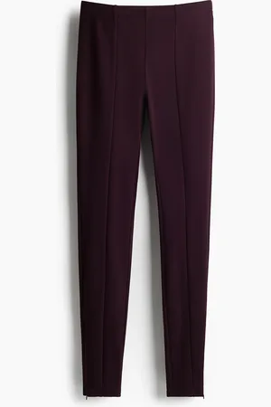 H&M Zip-hem heavy jersey leggings