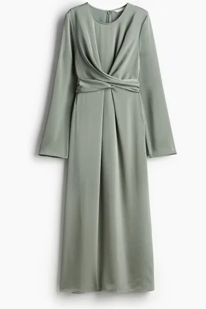 H&M MAMA Satin nursing dress