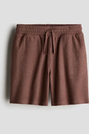H&M Textured-knit shorts