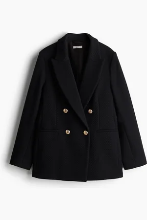H&M Textured-weave blazer
