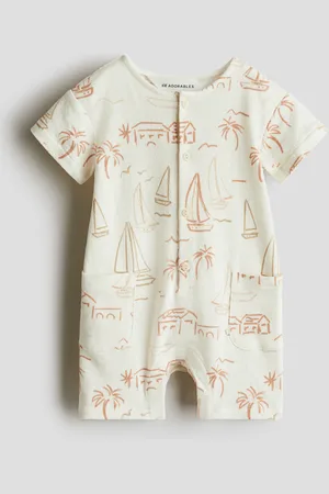 H&M Cotton romper suit