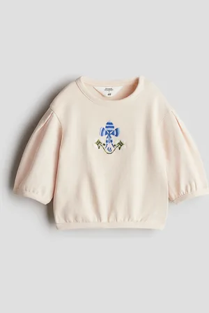 H&M Embroidery-motif sweatshirt