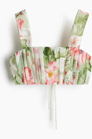 H&M Pleated crop top