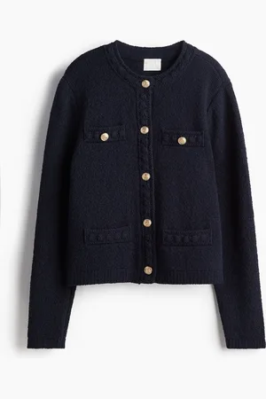 H&M Textured-knit cardigan