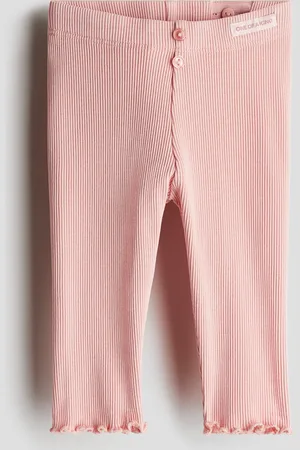 H&M Ribbed cotton leggings