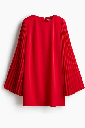 H&M Pleat-sleeved dress