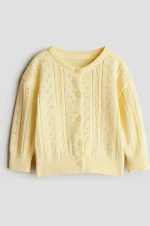 H&M Pattern-knitted cotton cardigan