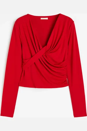 H&M Twist-detail jersey top