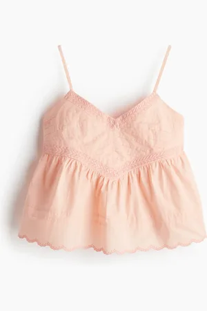 H&M Pintucked strappy top