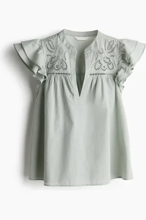 H&M Broderie anglaise blouse