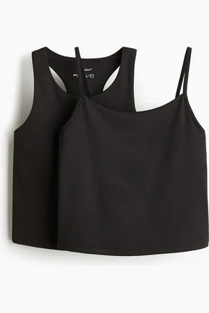H&M 2-pack integral-top sports tops with DryMove™