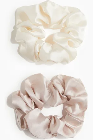 H&M 2-pack silk scrunchies