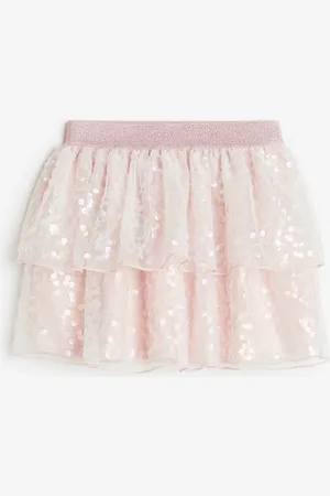 H&M Sequined tulle skirt