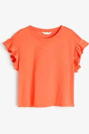 H&M Frill-trim cotton top