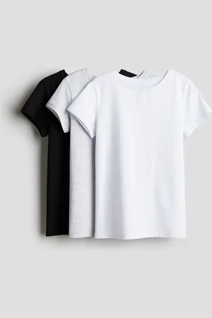 H&M 3-pack cotton T-shirts