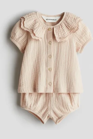 H&M 2-piece cotton muslin set