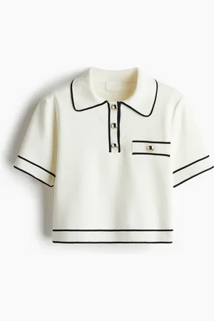 H&M Collared knitted top