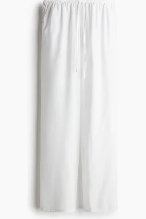 H&M Straight drawstring trousers