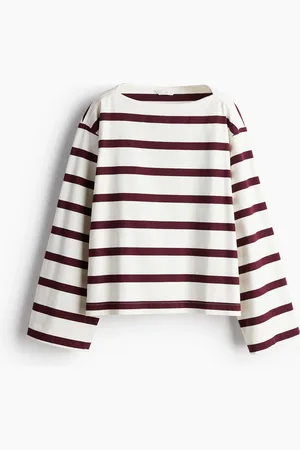 H&M Oversized boat-neck top