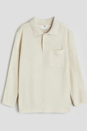 H&M Long-sleeved jersey polo shirt
