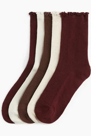 H&M 5-pack rib-knit socks
