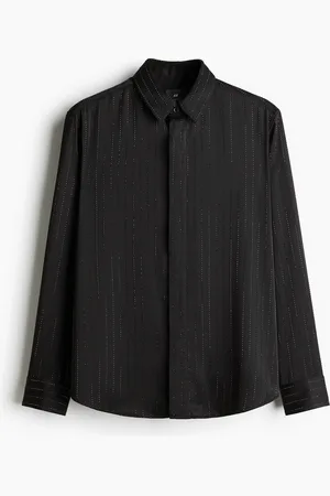H&M Regular Fit Rhinestone-embellished shirt