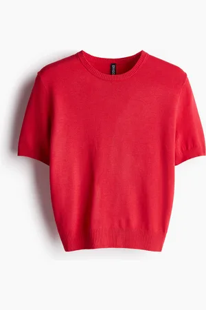 H&M Fine-knit T-shirt