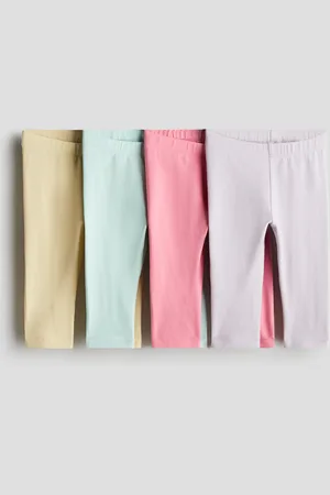 H&M 4-pack cotton jersey leggings