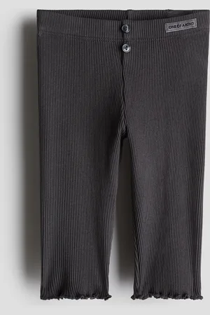 H&M Ribbed cotton leggings