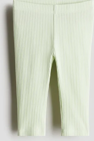 H&M Ribbed cotton leggings