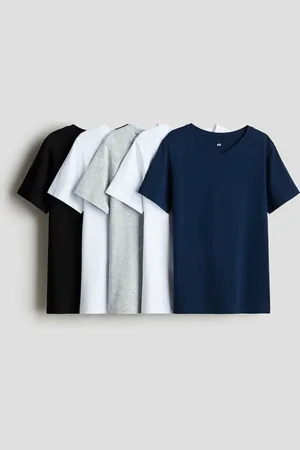 H&M 5-pack cotton T-shirts
