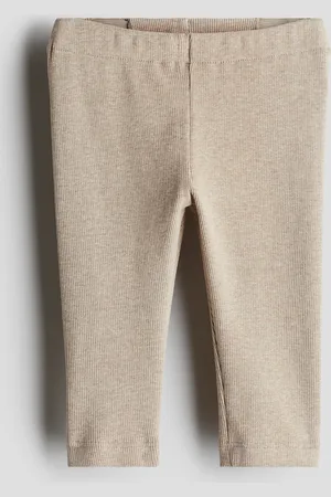 H&M Ribbed cotton leggings
