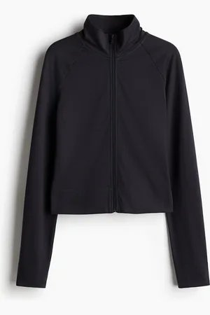 H&M Soft-touch zip-through jacket