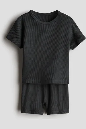 H&M 2-piece waffled cotton set